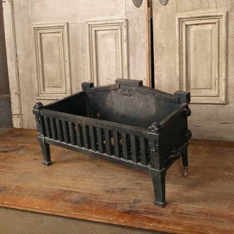 #50336 Salvaged Cast Iron Fireplace Log Holder image 6