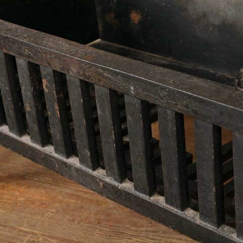 #50336 Salvaged Cast Iron Fireplace Log Holder image 8