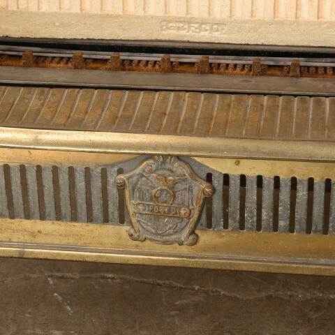 #50337 Salvaged Antique Gas Fireplace Insert image 2