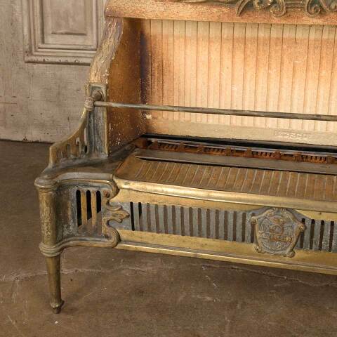 #50337 Salvaged Antique Gas Fireplace Insert image 3