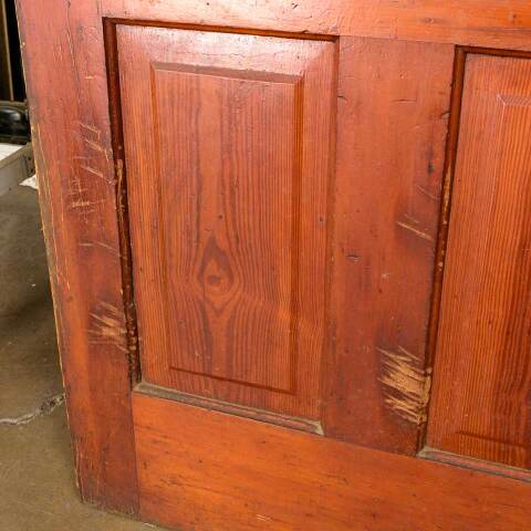 #50348 34x84 Antique 5 Panel Pine Interior Door image 8