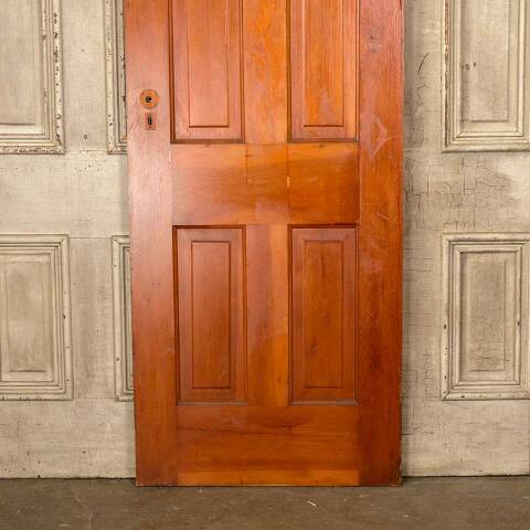 #50349 28x76 Antique 4 Panel Pine Interior Door image 6