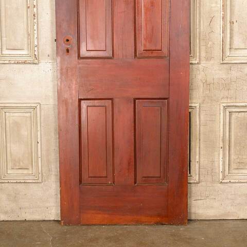 #50351 28x76 Antique 4 Panel Pine Interior Door image 6