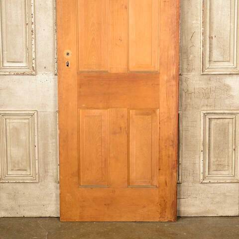#50354 28x76 Antique 4 Panel Pine Interior Door image 6