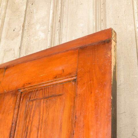 #50361 32x78 Antique 4 Panel Pine Interior Door image 4