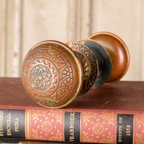 #50365 Antique Brass Reading Door Hardware Set image 3