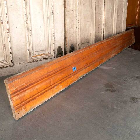 #50370 Salvaged Antique Oak Baseboard Trim image 3