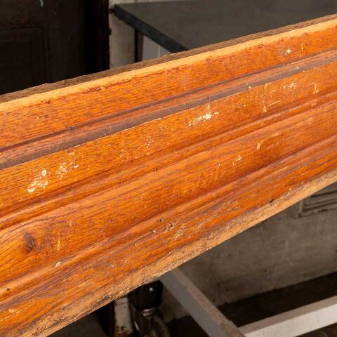 #50379 Salvaged Antique Oak Baseboard Trim image 4