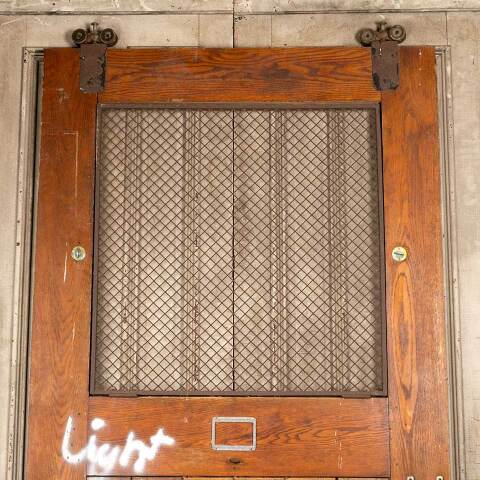 #50381 52x99 Darby Dan Farm Oak Horse Stall Door image 2