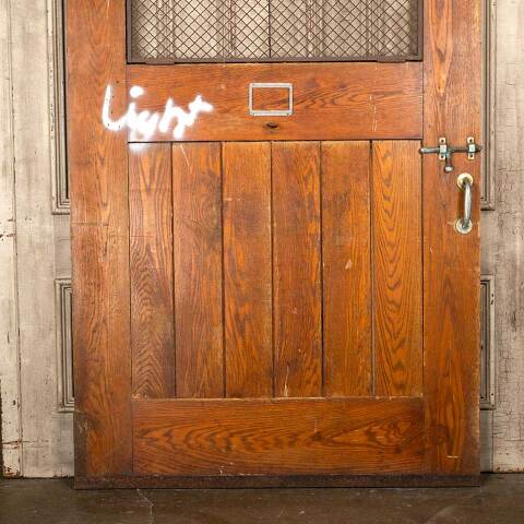 #50381 52x99 Darby Dan Farm Oak Horse Stall Door image 3