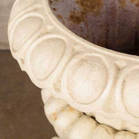 #50395 Antique Cast Iron Garden Urn Planter image 3