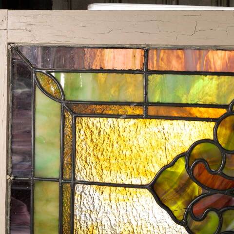 #50399 Salvaged Antique Stained Glass Window image 5