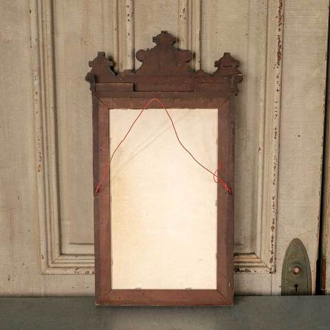 #50401 Antique Victorian Wall Mirror in Wood Frame image 7