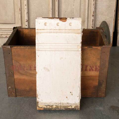 #50449 Salvaged Painted Wood Plinth Trim Block image 4