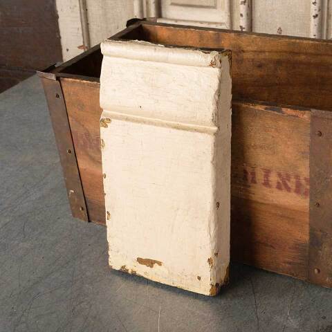 #50450 Salvaged Painted Wood Plinth Trim Block image 2