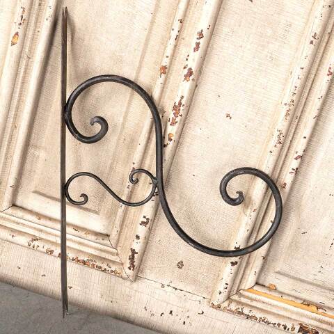 #50493 Wrought Iron Wall Mount Plant Hanger Bracket image 3
