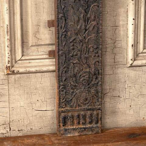 #50536 30x33 Antique Cast Iron Fireplace Surround image 7