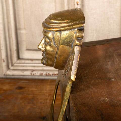 #50538 Antique Brass Figural Backplate Hardware image 4