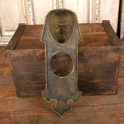 #50538 Antique Brass Figural Backplate Hardware image 8