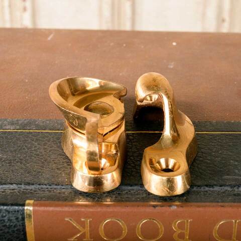 #50557 Solid Bronze Window Sash Lock & Keeper Set image 2