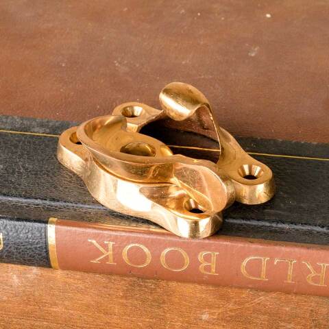 #50557 Solid Bronze Window Sash Lock & Keeper Set image 3