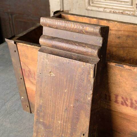 #50563 Antique Wood Interior Door Plinth Trim Block image 4