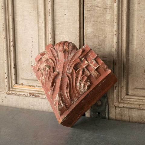 #50567 Antique Terra Cotta Building Ornament image 2