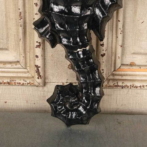 #50585 Vintage Cast Plaster Seahorse Wall Hanging image 4