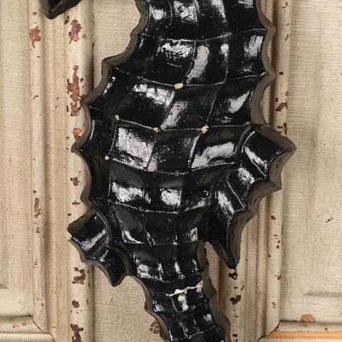 #50585 Vintage Cast Plaster Seahorse Wall Hanging image 3