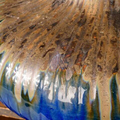 #50587 Salvaged Patio Table Fire Feature Decor image 6