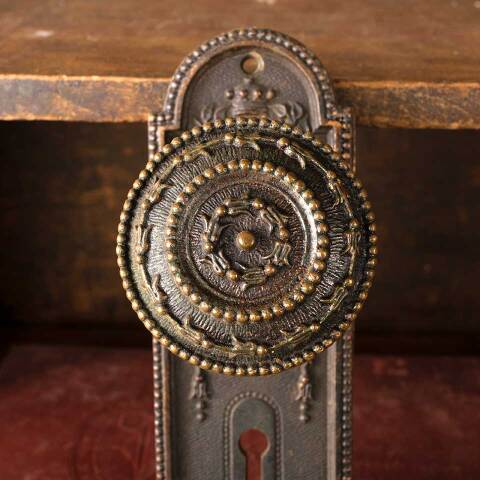 #50589 Antique Mallory Wheeler Door Hardware Set image 5