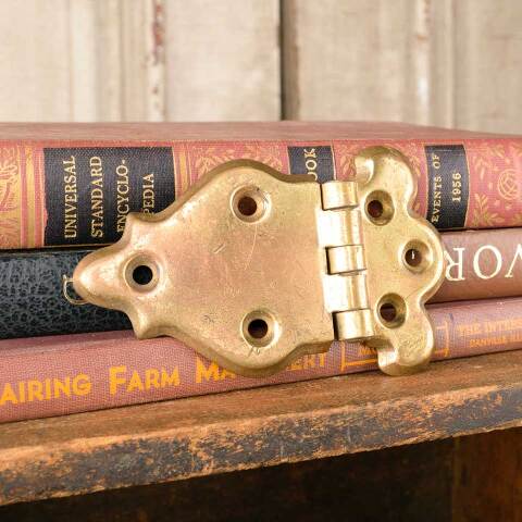 #50616 Antique Decorative Brass Strap Hinge image 3