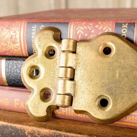 #50616 Antique Decorative Brass Strap Hinge image 5