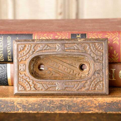 #50617 Antique Cast Iron Window Sash Lift Hardware image 2