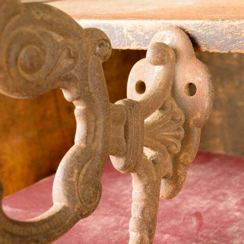 #50621 Antique Ornate Cast Iron Hat & Coat Hook image 4