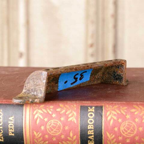 #50627 Antique Cast Iron Bin Pull Drawer Hardware image 5