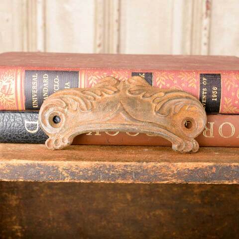#50629 Antique Cast Iron Drawer Bin Pull Hardware image 6