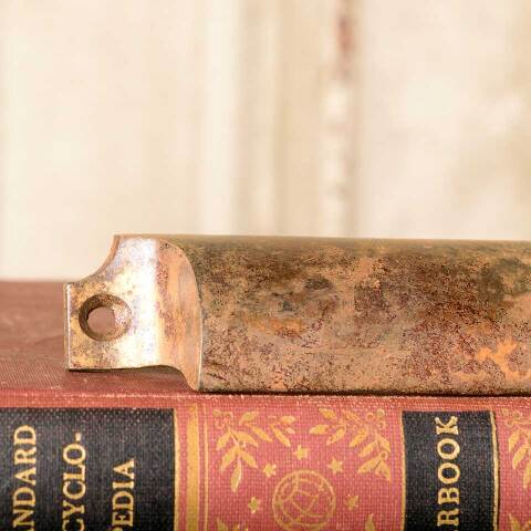 #50630 Antique Cast Iron Drawer Bin Pull Hardware image 3