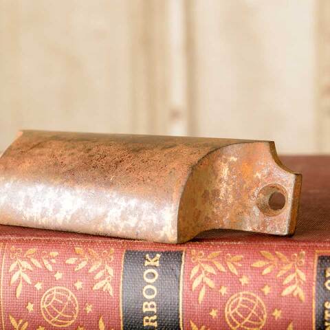 #50630 Antique Cast Iron Drawer Bin Pull Hardware image 6