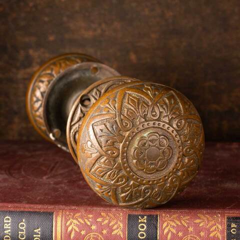 #50638 Antique Russell & Erwin Door Hardware Set image 3