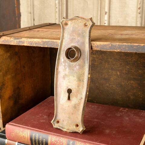 #50640 Arts & Crafts Doorknob Backplate Hardware image 4