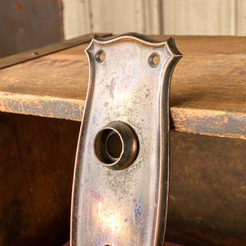 #50640 Arts & Crafts Doorknob Backplate Hardware image 3