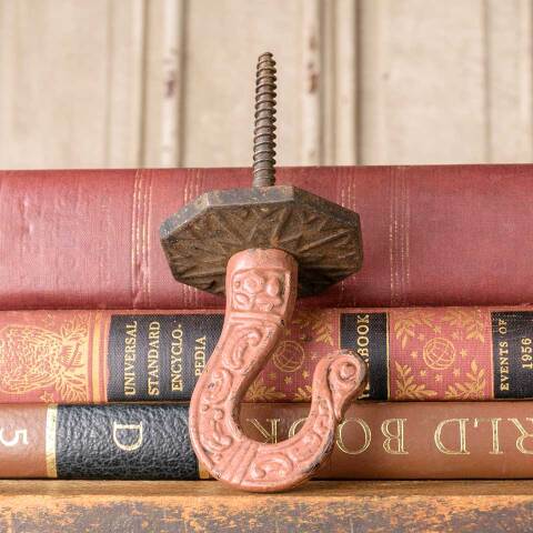 #50643 Antique Ornate Cast Iron Chandelier Hook image 2