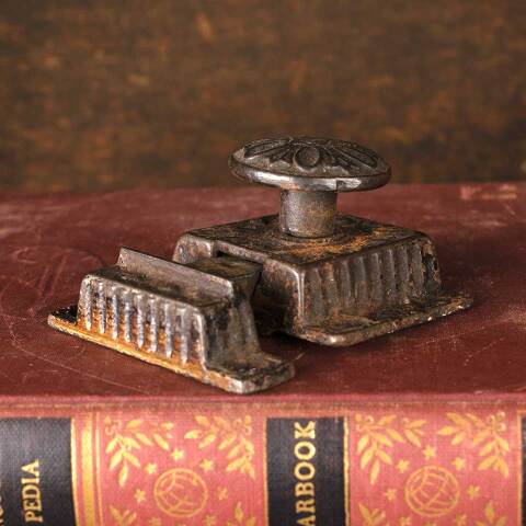 #50692 Antique Ornate Cast Iron Cabinet Latch image 6