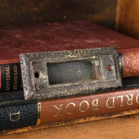 #50701 Antique Bronze Window Sash Lift Hardware image 3