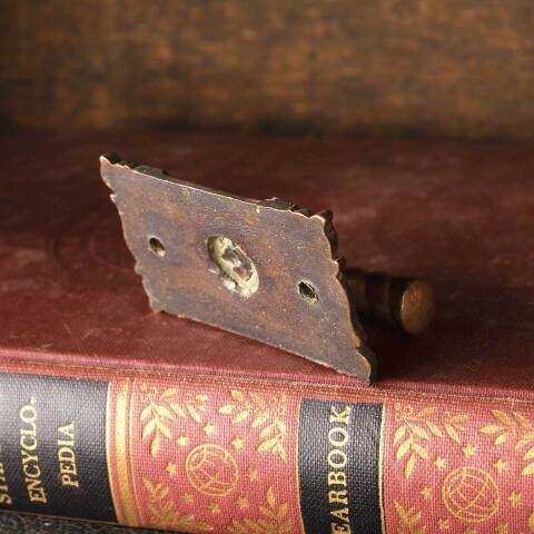 #50702 Antique Bronze Ornate Window Sash Lift image 6