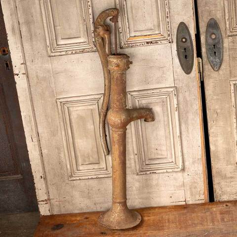 #50732 Antique Cast Iron Farm Water Pump image 5