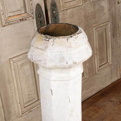 #50737 Antique Painted Terra Cotta Chimney Pot image 6