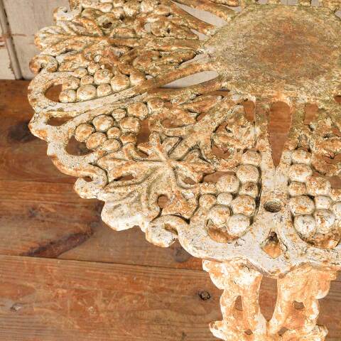 #50774 Vintage Cast Iron Garden Patio Table image 3