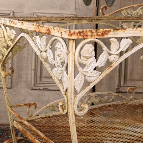 #50776 Vintage Metal Garden Tea Cart Plant Stand image 7